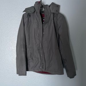 Gray hollister jacket